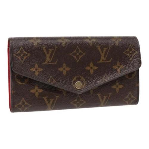 Pre-owned Canvas wallets Louis Vuitton Vintage , Brown , Dames