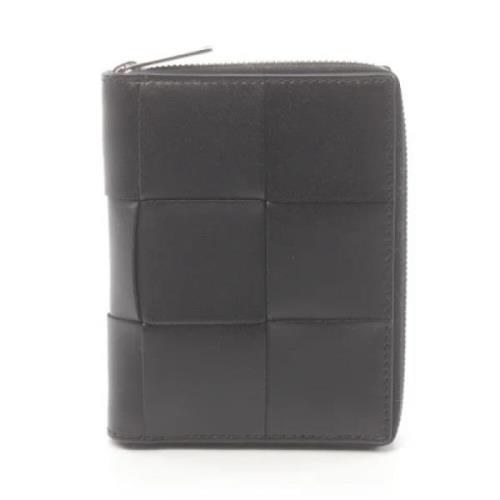 Pre-owned Leather wallets Bottega Veneta Vintage , Black , Dames