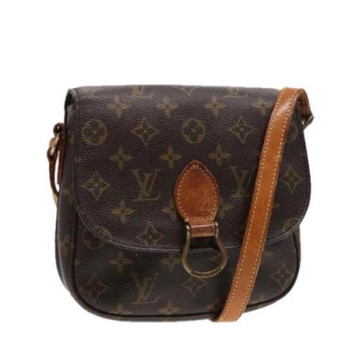 Pre-owned Canvas louis-vuitton-bags Louis Vuitton Vintage , Brown , Da...