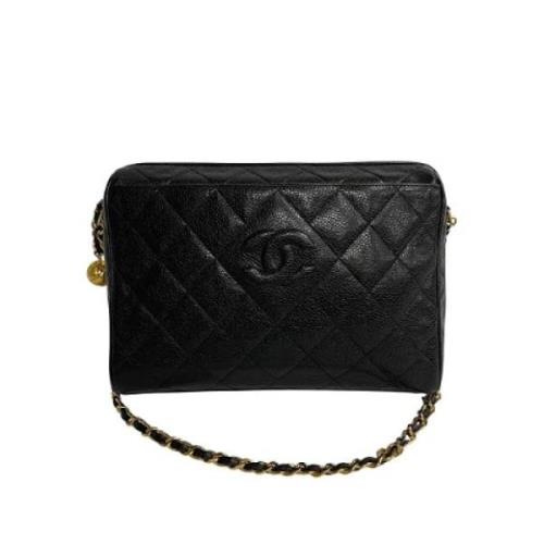 Pre-owned Fabric chanel-bags Chanel Vintage , Black , Dames