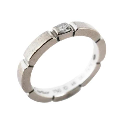 Pre-owned White Gold rings Cartier Vintage , Gray , Dames