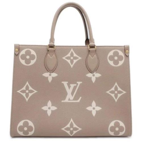 Pre-owned Fabric louis-vuitton-bags Louis Vuitton Vintage , Beige , Da...