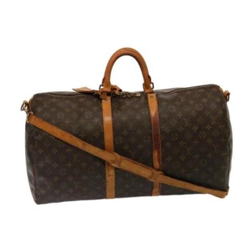 Pre-owned Canvas louis-vuitton-bags Louis Vuitton Vintage , Brown , Da...