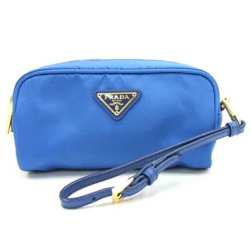 Pre-owned Nylon prada-bags Prada Vintage , Blue , Dames