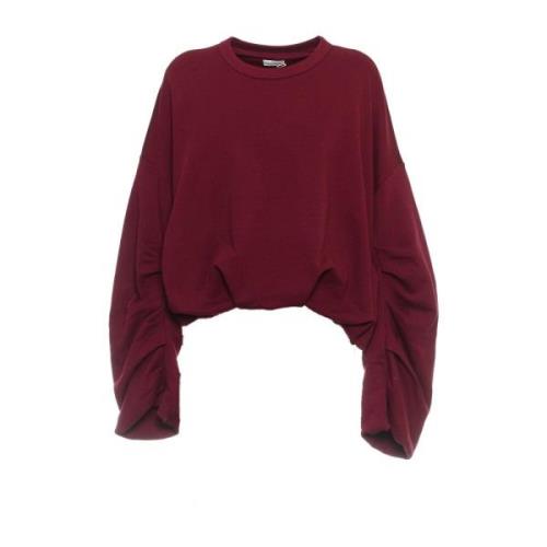 Bordeaux Sweatshirt Damesmode Dries Van Noten , Red , Dames