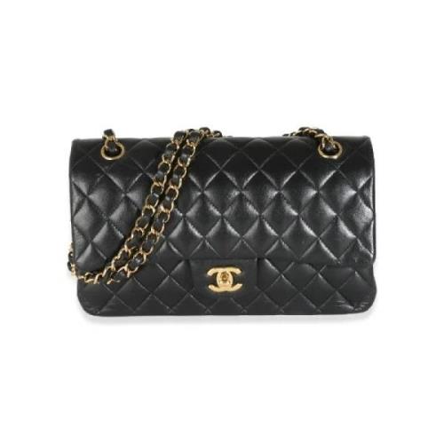 Pre-owned Leather chanel-bags Chanel Vintage , Black , Dames