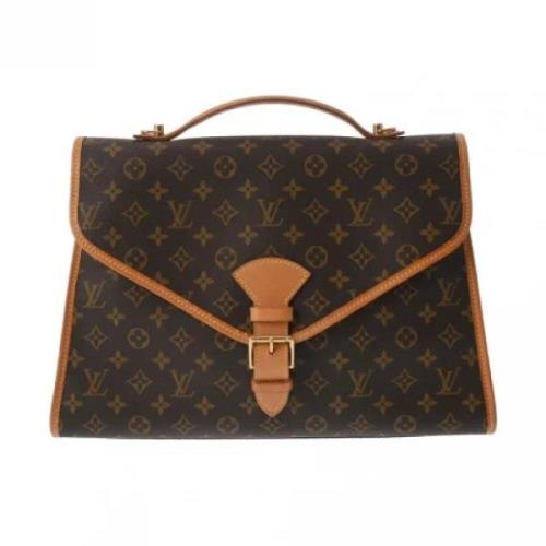 Pre-owned Fabric louis-vuitton-bags Louis Vuitton Vintage , Brown , Da...