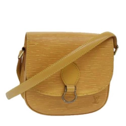 Pre-owned Leather louis-vuitton-bags Louis Vuitton Vintage , Yellow , ...