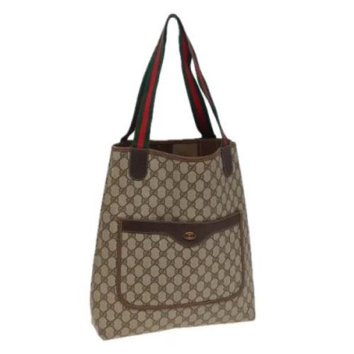 Pre-owned Leather gucci-bags Gucci Vintage , Brown , Dames