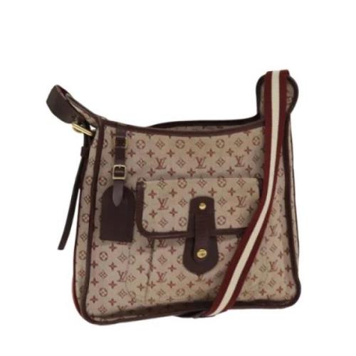 Pre-owned Canvas louis-vuitton-bags Louis Vuitton Vintage , Beige , Da...