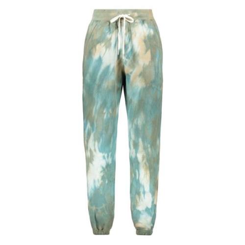 Tie-Dye Katoenen Track-Pants John Elliott , Green , Heren