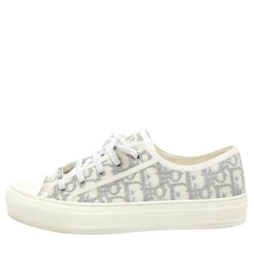 Pre-owned Fabric sneakers Dior Vintage , Gray , Dames