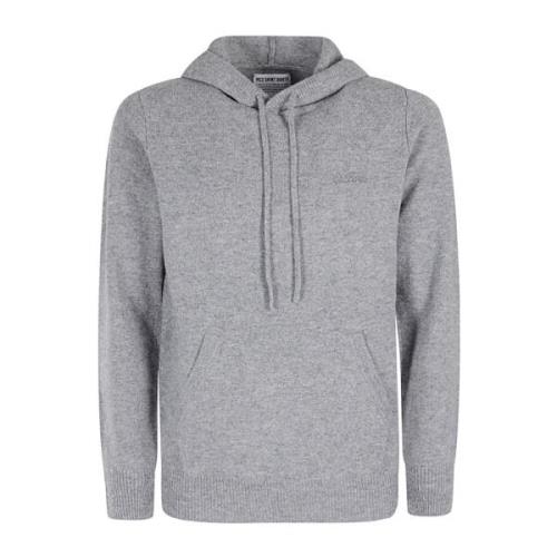 Lamswol Hoodie Trui MC2 Saint Barth , Gray , Heren