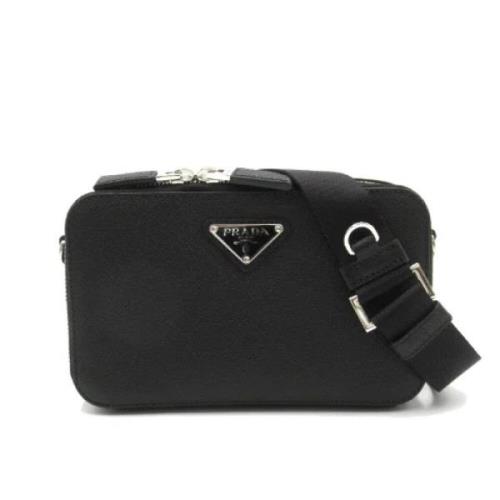 Pre-owned Leather prada-bags Prada Vintage , Black , Dames