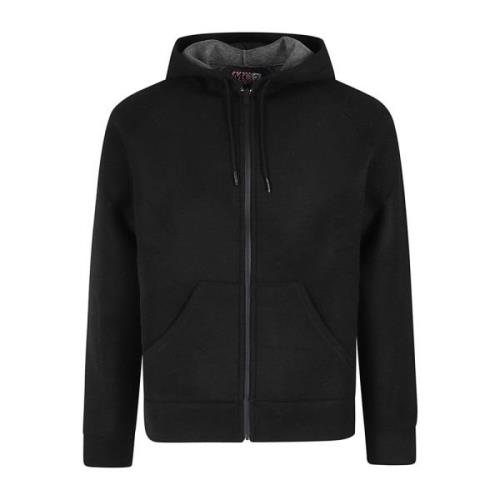 Ritssluiting Hoodie MC2 Saint Barth , Black , Heren