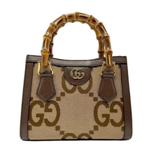 Pre-owned Canvas gucci-bags Gucci Vintage , Brown , Dames