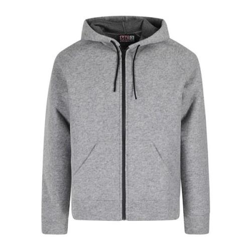 Ritssluiting Hoodie MC2 Saint Barth , Gray , Heren