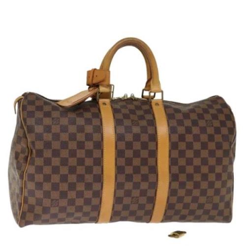 Pre-owned Canvas louis-vuitton-bags Louis Vuitton Vintage , Brown , Da...