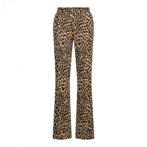 Dieren Jacquard Tiana Broek &Co Woman , Brown , Dames