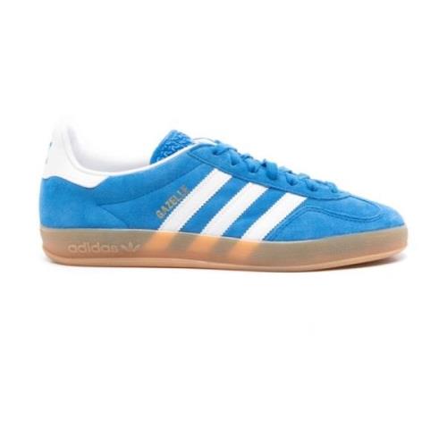 Blauwe Suède Lage Sneakers Adidas , Blue , Heren