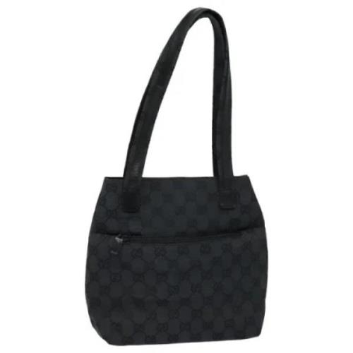 Pre-owned Canvas gucci-bags Gucci Vintage , Black , Dames