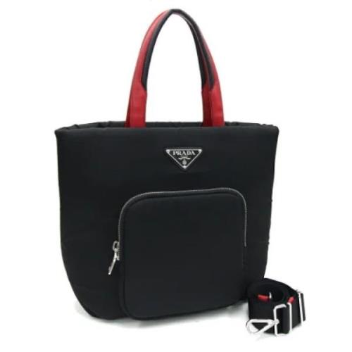 Pre-owned Leather prada-bags Prada Vintage , Black , Dames