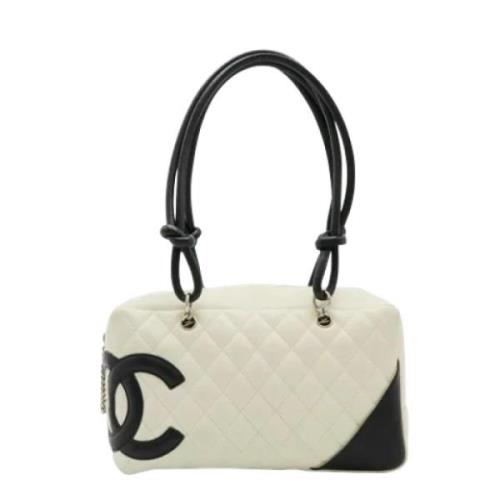 Pre-owned Fabric chanel-bags Chanel Vintage , Beige , Dames