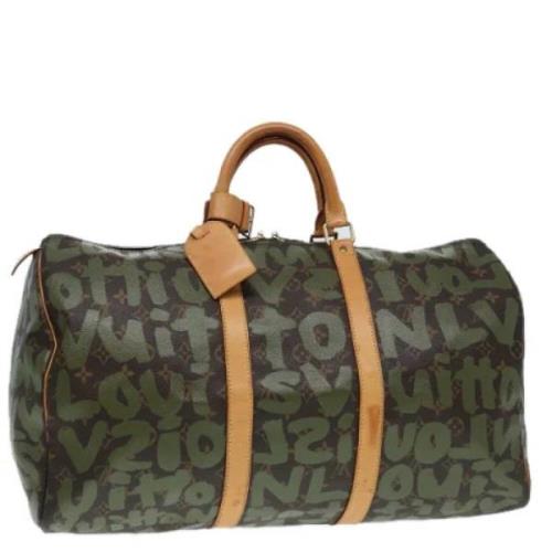 Pre-owned Canvas travel-bags Louis Vuitton Vintage , Brown , Dames