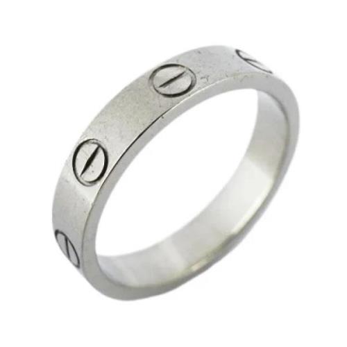 Pre-owned White Gold rings Cartier Vintage , Gray , Dames