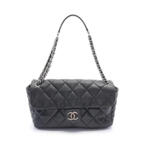 Pre-owned Fabric chanel-bags Chanel Vintage , Black , Dames