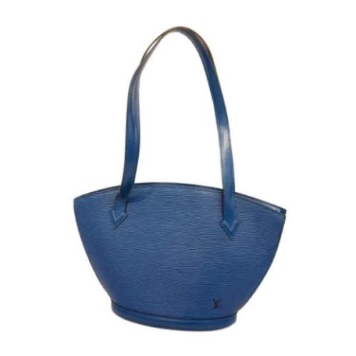 Pre-owned Fabric louis-vuitton-bags Louis Vuitton Vintage , Blue , Dam...