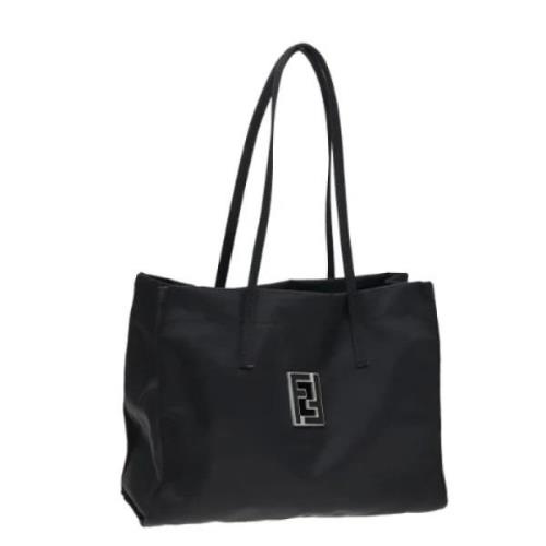 Pre-owned Nylon totes Fendi Vintage , Black , Dames