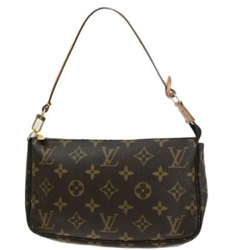 Pre-owned Canvas louis-vuitton-bags Louis Vuitton Vintage , Brown , Da...