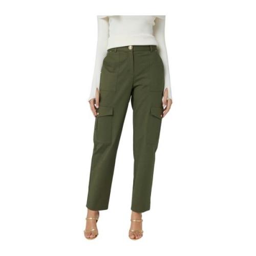 Cargo Broek Olijf Groen Katoen Guess , Green , Dames