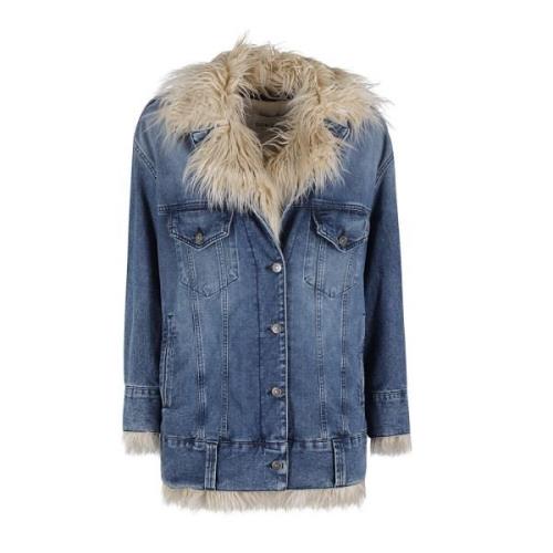 Stijlvolle Jas voor Mannen Dondup , Blue , Dames