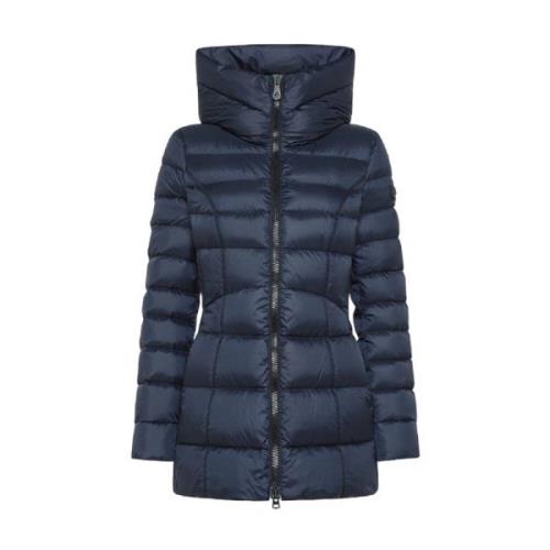 Blauwe Superlichte Donsjas Aw24 Peuterey , Blue , Dames