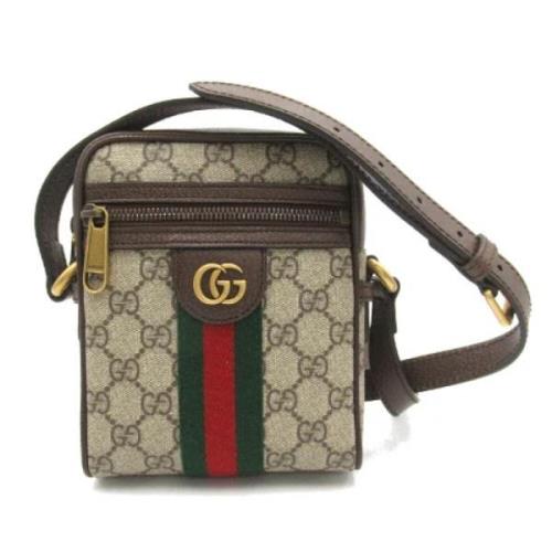 Pre-owned Canvas gucci-bags Gucci Vintage , Brown , Dames