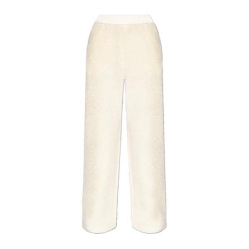 Broek met logo Moncler , Beige , Dames