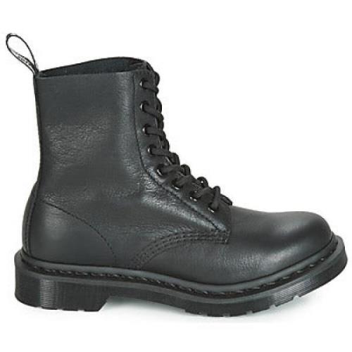 Zwarte Pascal Mono Dameslaarzen Dr. Martens , Black , Heren