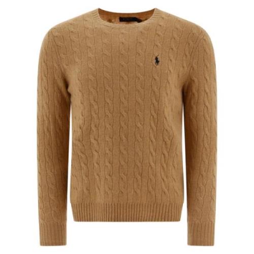 Herenkabeltrui Ralph Lauren , Brown , Heren