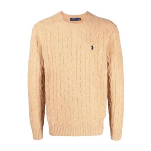 Kameel Sweaters - Lange Mouw Pullover Polo Ralph Lauren , Brown , Here...