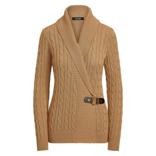 Kameel Gesp Trui Ralph Lauren , Brown , Dames