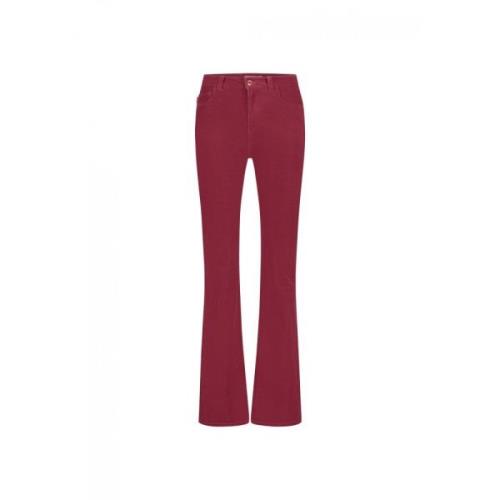 Eva Flare Trousers Fabienne Chapot , Red , Dames