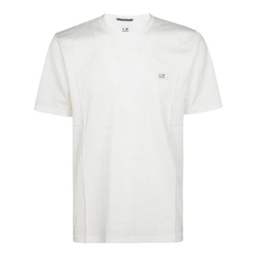 Logo Patch T-shirt C.p. Company , White , Heren