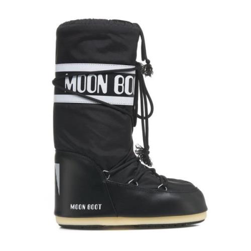 Zwarte enkellaarzen voor vrouwen Moon Boot , Black , Dames