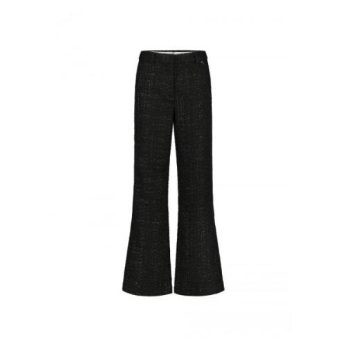 Remi Tweed Trousers Fabienne Chapot , Black , Dames