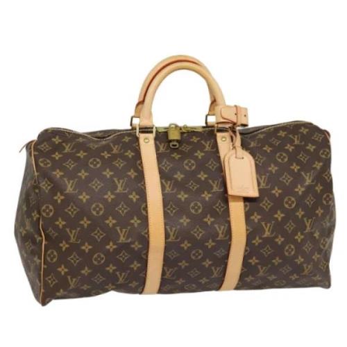 Pre-owned Canvas louis-vuitton-bags Louis Vuitton Vintage , Brown , Da...