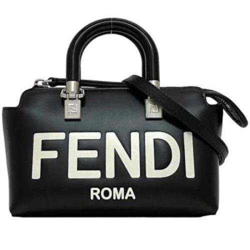 Pre-owned Leather fendi-bags Fendi Vintage , Black , Dames