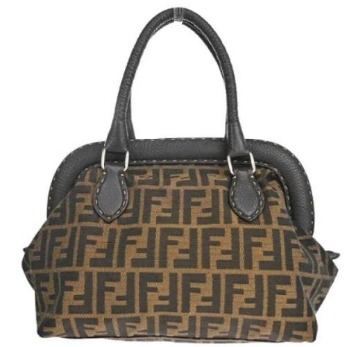 Pre-owned Silver fendi-bags Fendi Vintage , Brown , Dames