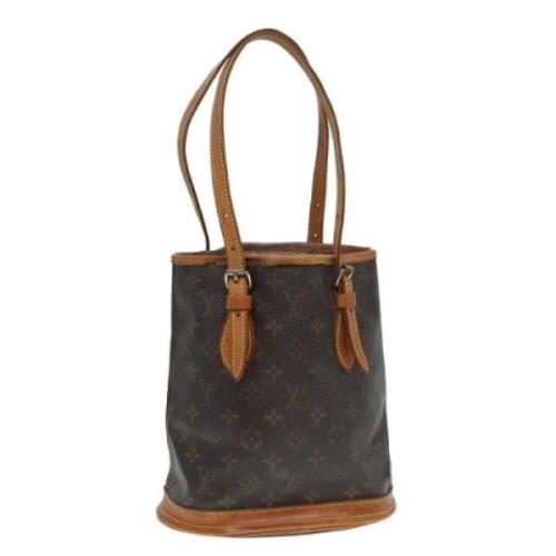 Pre-owned Canvas louis-vuitton-bags Louis Vuitton Vintage , Brown , Da...